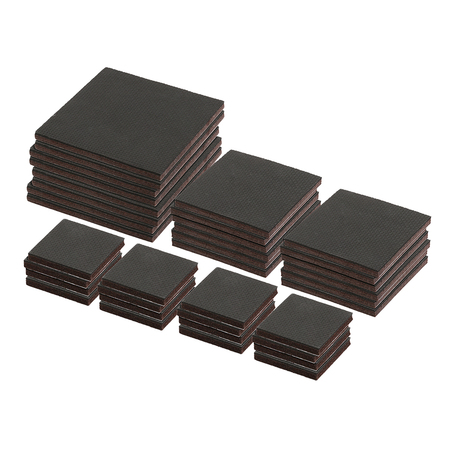 PRIME-LINE Heavy-Duty Non-Slip Furniture Pad Assortment, 1/4 in. Thick 36 Pack MP76750